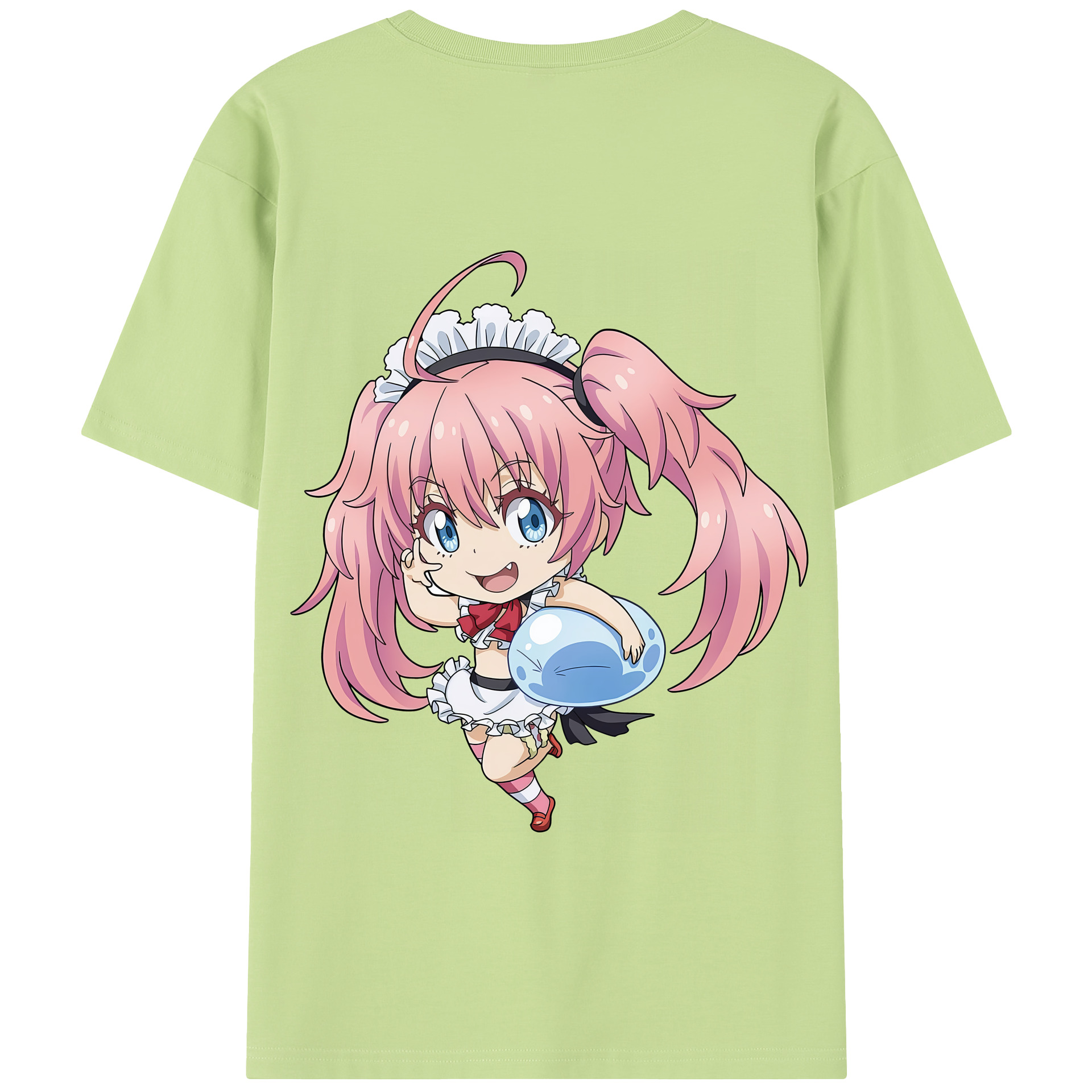 （画像用） 転スラ Regarding Reincarnated to Slime 綿100％半袖Tシャツ（背面プリント）
